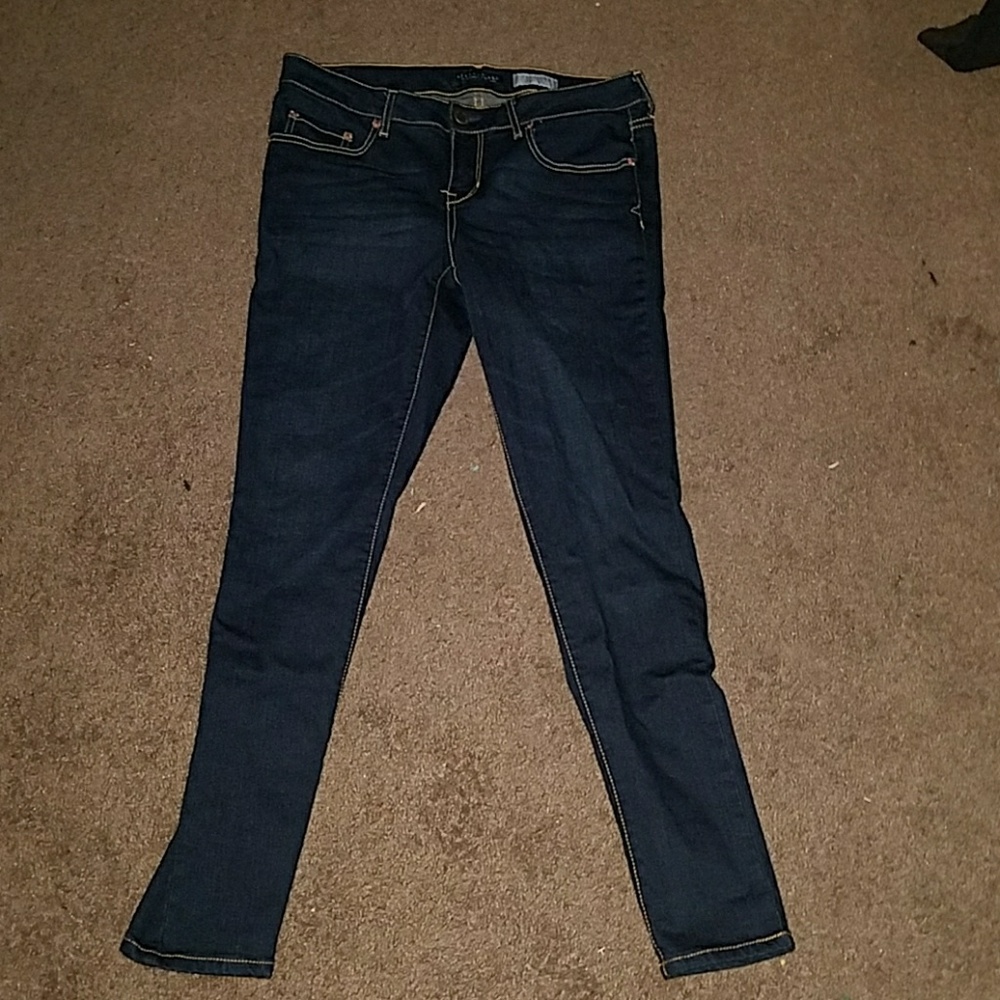 Dark blue jeggings